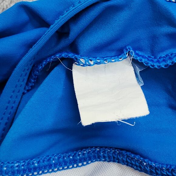 Bleu Rod Beattie Swimsuit Womens 4 Blue Shirred Ring Detail One Piece Padded - Picture 7 of 11